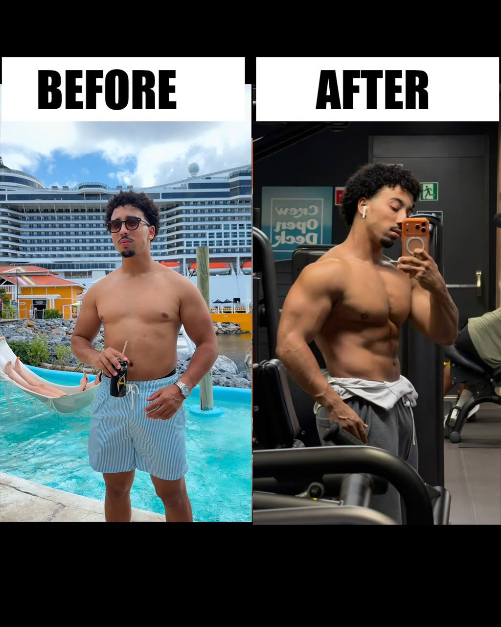 Ali — before and after transformation
